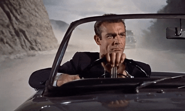 The projected and stunt sections of the footage are impressively intercut in 'Dr. No' (1962) to heighten the tension and help the audience identify with Bond.