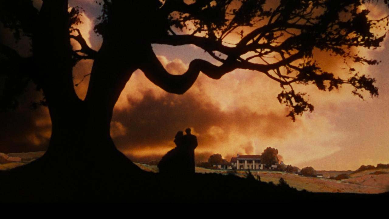 'Gone With The Wind' 1939 turning up the Technicolor at dusk