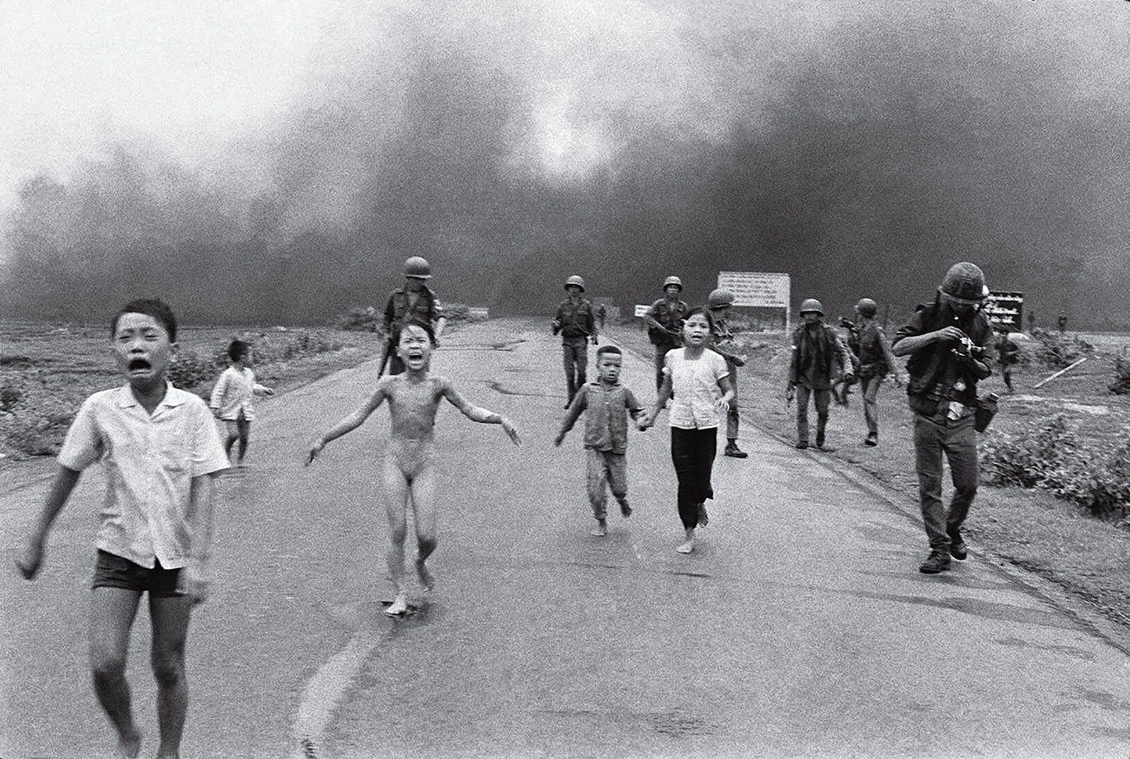 On June 8, 1972, Associated Press photographer Nick Ut was outside Trang Bang, about 25 miles northwest of Saigon, when the South Vietnamese air force mistakenly dropped a load of napalm on the village. 9-year-old Phan Thi Kim Phuc had suffered burns to 30% of her body. Ut’s photo of the raw impact of conflict underscored that the war was doing more harm than good. When President Richard Nixon wondered if the photo was fake, Ut commented, “The horror of the Vietnam War recorded by me did not have to be fixed.” In 1973 the Pulitzer committee agreed and awarded him its prize. That same year, America’s involvement in the war ended.